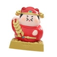 thumbnail image 4 of Estatua del dios chino de la riqueza, figurita Feng Shui, coleccionable, adorno, arte, artesanía Chai Rong, 4 of 9
