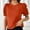 B307 Orange summer tops for women clearance under $5, variant on Cagogo Women Summer Short Sleeve Scoop Neck Tunic Tops Under $5 Plus Size Solid Color Plain T Shirts Peasant Black Tops Mothers Day Gifts for Wife