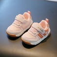 thumbnail image 2 of Yindaity PU Kids Running Shoes Baby Girl Shoes Little & Big Boys Two-Strap Athletic Sneakers Kids Running Shoes Pink,9, 2 of 8