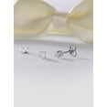 thumbnail image 3 of 14k White Gold 5/8Ct TDW Round-Cut Diamond Solitaire Stud Earrings, 3 of 6