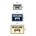 thumbnail image 5 of Classic Framed Employee Lounge Sign (Ivory/Dark Brown) - Large, 5 of 5