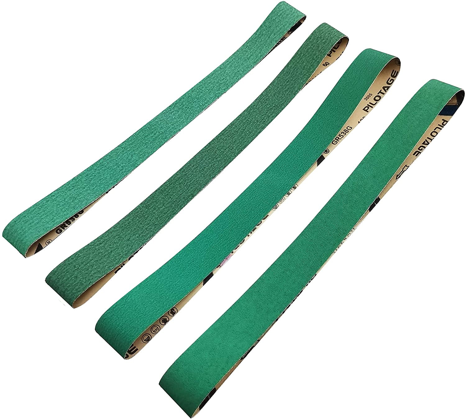 2 X 48 Inch 80 Grit Metal Grinding Zirconia Sanding Belts 6 Pack 
