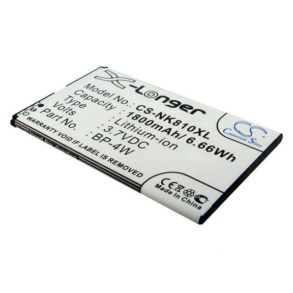 1800mAh BP-4W Battery for Nokia Lumia 810 Lumia 822