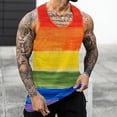 thumbnail image 2 of Mens Tank Tops Summer Tie Dye Beach Tank Tops Workout Gym Sleeveless Shirt Hawaiian Graphic Tank Top Men Vintage Beach Shirts, 2 of 5