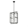thumbnail image 3 of Acclaim Milbank 4-Light Pendant - Black with White Candle Sleeves - IN20021BK, 3 of 6