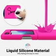 thumbnail image 4 of for Samsung Galaxy Z Flip 5 Phone Case Liquid Silicone, Fluorescent Bright Solid Color, Cute Thin Slim Soft Rubber TPU Plain Smooth Gel Matte Protective Cover for Women Girl, Fuchsia Hot Pink, 4 of 14