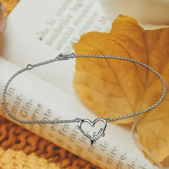 Open Heart "Hug" Anklet