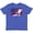 Vintage Royal Blue, variant on Inktastic Snowboarding Us Flag Youth T-Shirt