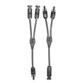 thumbnail image 2 of Graflsoa Solar Panel Y-Branch MC4 Connector Adapter for Parallel Connection, M/FF & F/MM, IP67, 30A, 1000V DC, UL94-V0, Copper Tin Plated, -40°C to +85°C, 2 of 6