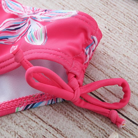 

Gubotare Girls Outfits Sport Beach Daisy 2-Piece Swimsuit Girls Swimwear Desert Set Hot Pink 8 Years