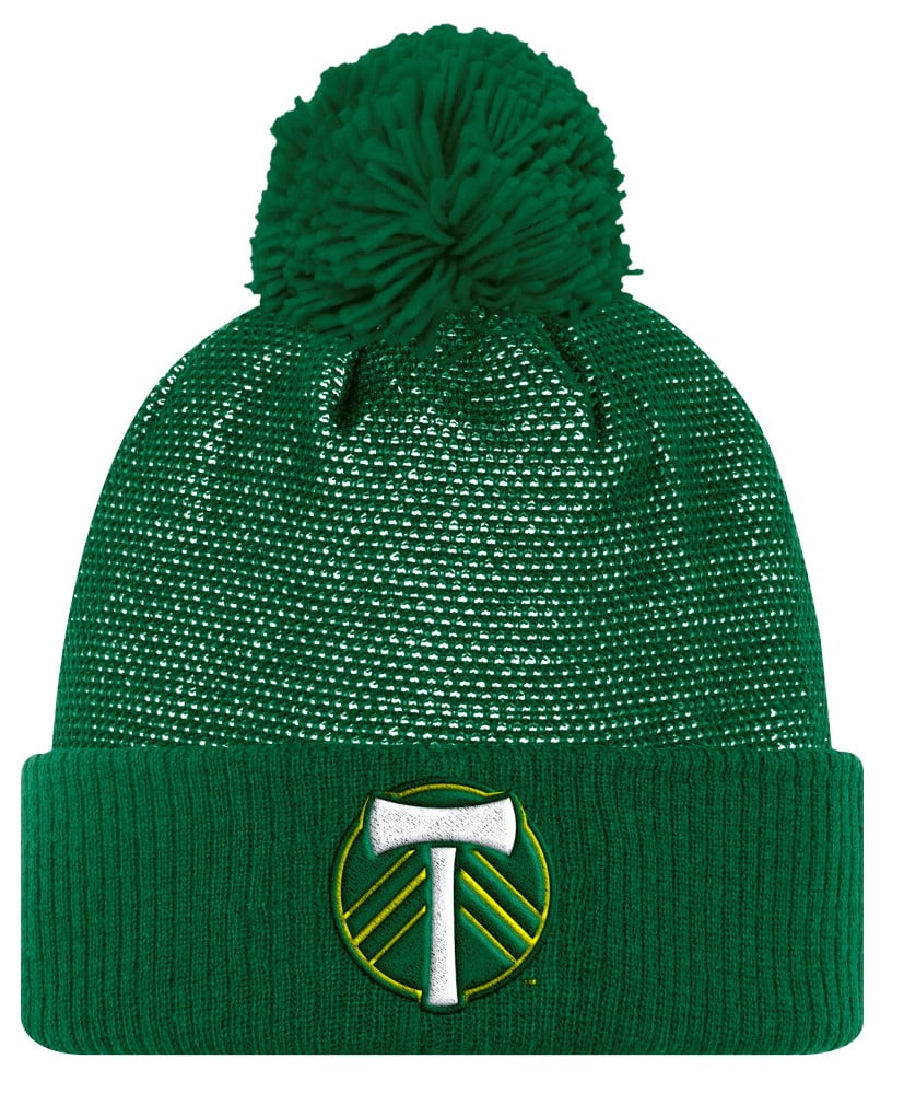 Portland Timbers Adidas MLS 2017 Authentic Cuffed Knit Hat with Pom by Adidas