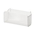 thumbnail image 1 of Cesta de metal para colgar, soporte para teléfono, mesita de noche, oficina, dormitorio, resistente Blanco M, 1 of 7
