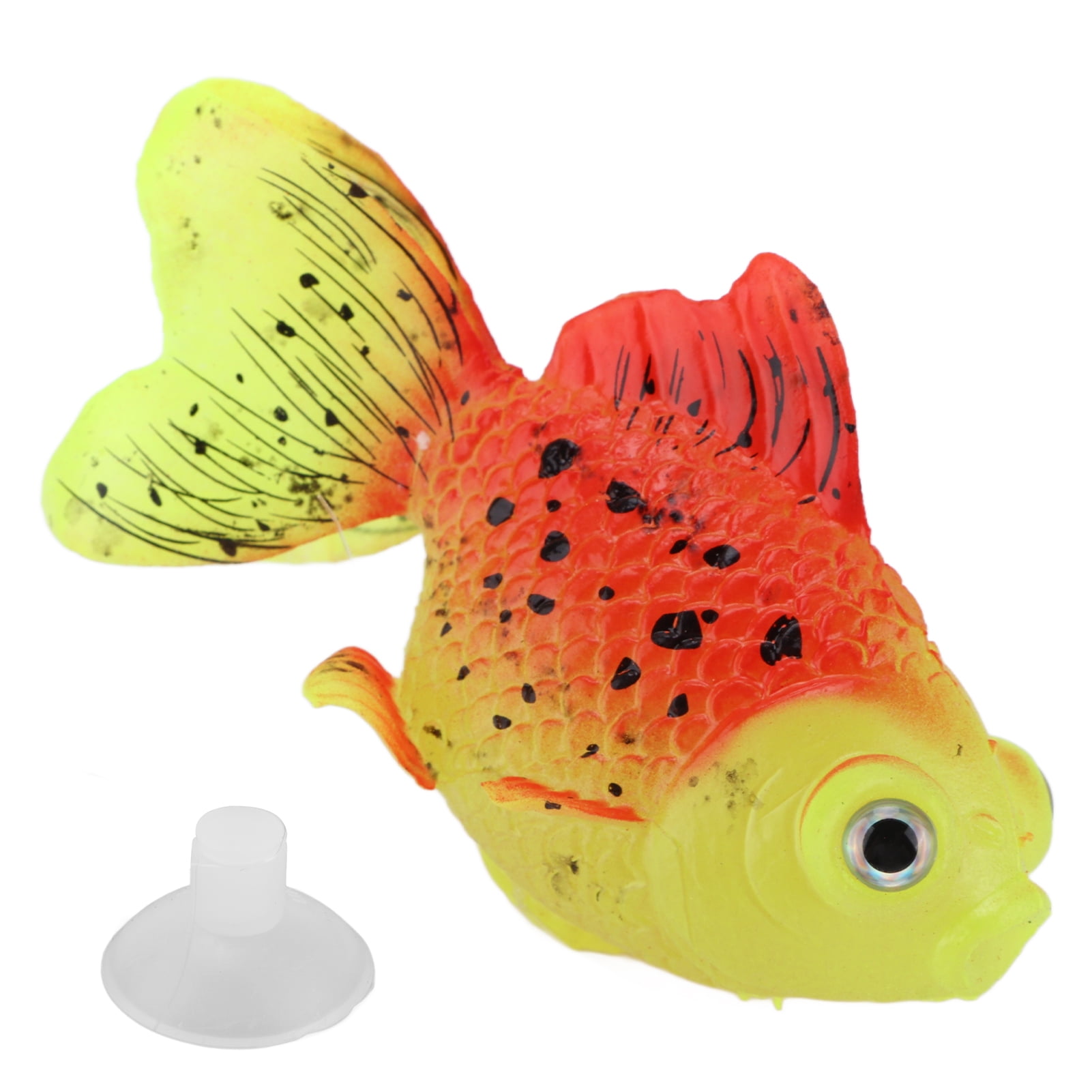 Artificial Silicon Fish, Lifelike Effects Aquarium Simulation Goldfish Floating For Fish Bowl