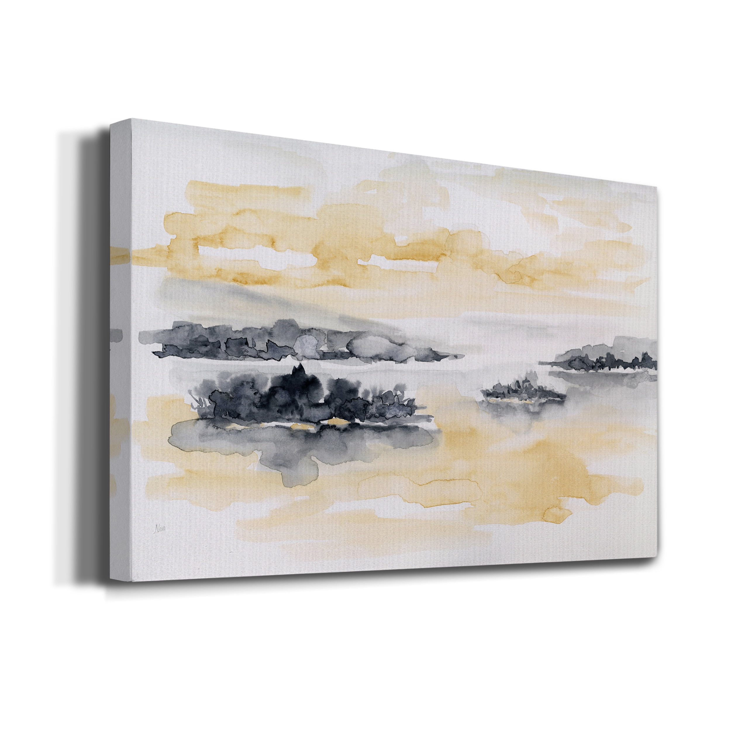 Whispering Wind I Premium Gallery Wrapped Canvas - Ready to Hang - Set of 2 - 12 x 18 Each