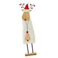 thumbnail image 3 of Decoraciones de mesa navideñas, decoración rústica de escritorio, adornos de fieltro de madera, granja para regalo de Navidad, estante de vacaciones, Estilo H, 3 of 8