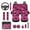 Pink Gothic Butterfly, variant on Yuyamidu Sun and Moon Car Seat Covers Full Set of 13 Black Steering Wheel Cover Safe Belt Pads Cup Holders Car Center Console Cover Lip Balm Holder Keychain Auto Interior Sets