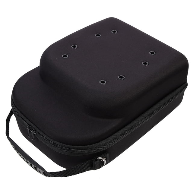 SKISUNO Travel Hat Carrier Case Negro En Eva Firme Para Organización Y Transporte Fácil De Gorras