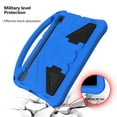thumbnail image 4 of For Samsung Galaxy S7 FE T730 / T736 EVA Flat Anti Falling Protective Case Shell with Holder(Blue), 4 of 7