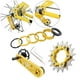 thumbnail image 5 of Juego de piñones de cassette de una para bicicleta, ajustador de conversión de piñón tensor de cadena de bicicleta para accesorios 13T / Dorado 17T Sunnimix Tensor de cadena de bicicleta, 5 of 8