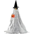 thumbnail image 3 of Vrorvz Halloween Porch Decor Costume Dressup for Festive Yard and Garden Decor with Easy Install Cement Suit for Holiday Celebration In Outdoor and Home Spaces 23in White, 3 of 4