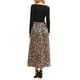 thumbnail image 3 of Vestido Maxi de Patchwork Vintage Inspire Chic para Mujer, Vestido de Fiesta de Cuello Cuadrado L Negro Verde, 3 of 6