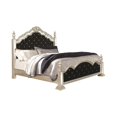 thumbnail image 4 of Heidi 4-piece Queen Tufted Upholstered Bedroom Set Metallic Platinum, 4 of 7