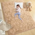 thumbnail image 4 of Lochas Luxury Fluffy Rugs Ultra Soft Shag Rug for Bedroom Living Room Kids Room, Children,6'x9',Camel, 4 of 7