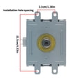 thumbnail image 5 of 1000W Microwave Magnetron Conveniently Install Oven Magnetron 2M248E Microwave Oven Tube Metal Texture for Microwave, 5 of 8