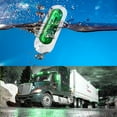 thumbnail image 5 of ABPETE 8Pcs Green LED Side Marker Light Truck Trailer Light Front Rear Turn Signal Tail Clearance Indicators Stop Warning Running Lights for 12-24V Auto Car RV Camper ATV Boat Deck transom, 5 of 15