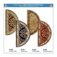 thumbnail image 3 of Minuteman International Tapis de Cheminée Oriental Demi-Rond, Café, 3 of 6