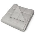 thumbnail image 3 of 17 lbs Weighted Blankets 100% Cotton w/ Glass Beads Light Grey 60"x80", 3 of 8