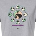 thumbnail image 3 of The Nightmare Before Christmas - Forever and Always - Juniors Cropped Cotton Blend T-Shirt, 3 of 5