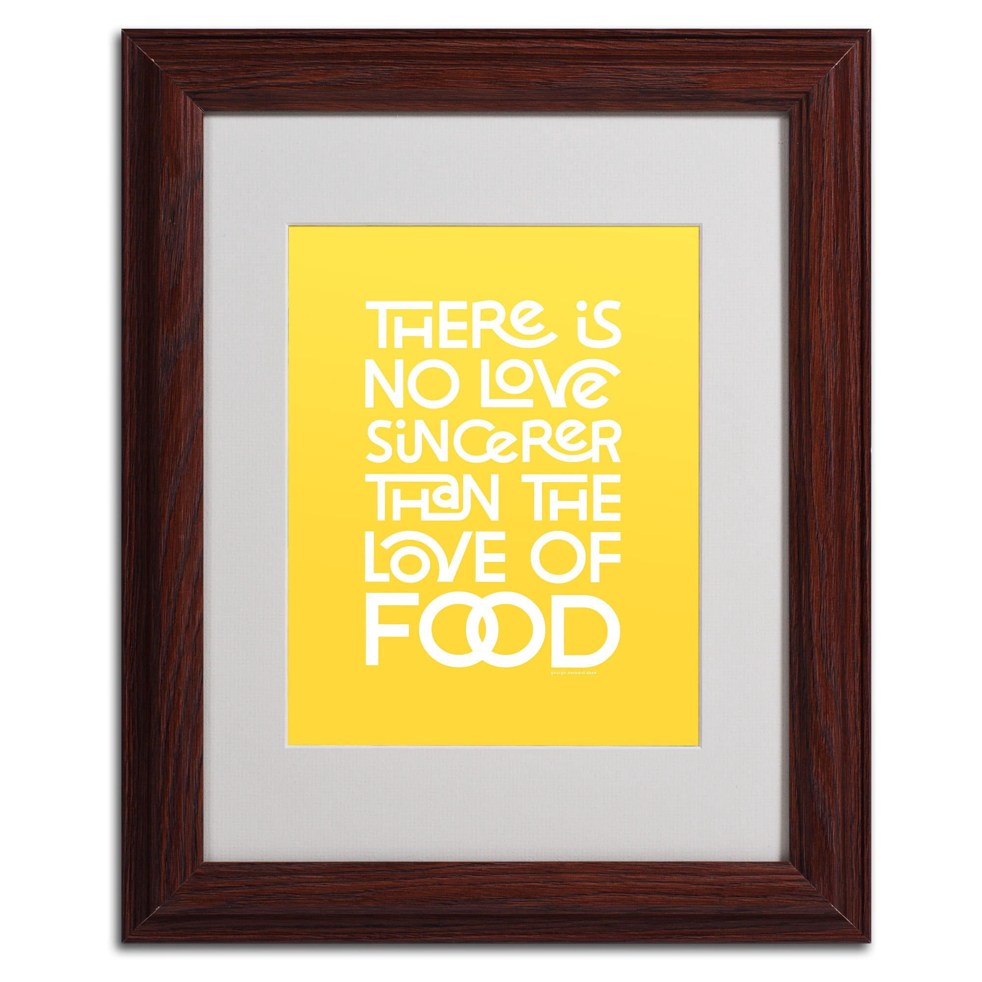 Trademark Fine Art "Sincere Love of Food V" Canvas Art by Megan Romo, Wood Frame