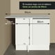 thumbnail image 4 of Mueble de cocina Madesa Glamy Esquinero 1 puerta Blanco, 4 of 10