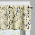 thumbnail image 3 of Ambesonne Autumn Feels Window Valance, Leafless Fall Branches, 54" X 12", Beige and Charcoal Grey, 3 of 4
