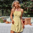 thumbnail image 3 of Summer Dresses for Women Maxi Dress Casual Resort Dress Sling Skirt Country Style, 3 of 6