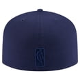 thumbnail image 4 of Men's New Era  Navy Philadelphia 76ers Colorpack A-Frame Pinch Front 59FIFTY Fitted Hat, 4 of 6