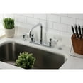 thumbnail image 2 of Kingston FB2141DPL Paris Two-Handle 2-Hole 8" Centerset Kitchen Faucet in Polished Chrome, 2 of 7