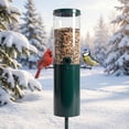 thumbnail image 2 of Gymax 10 LBS Large Capacity Squirrel Proof Bird Feeder w/ Pole Mount & Baffle, 2 of 10
