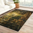 thumbnail image 1 of Tree Rugs for Living Room Bedroom - Forest Rug 3x5 - Autumn Leaves Carpet for Home Decor - Washable Non Slip Patterned Indoor Small Area Rug - Soft & Low Pile (ZN&366), 1 of 7