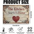 thumbnail image 2 of Stove Top Cover for Electric Stove, 20x28 Inch Polyester Glass Cooktop Protector with The Kitchen is My Happy Place Heart Design, for Kitchen Decor & Daily Use, 2 of 7