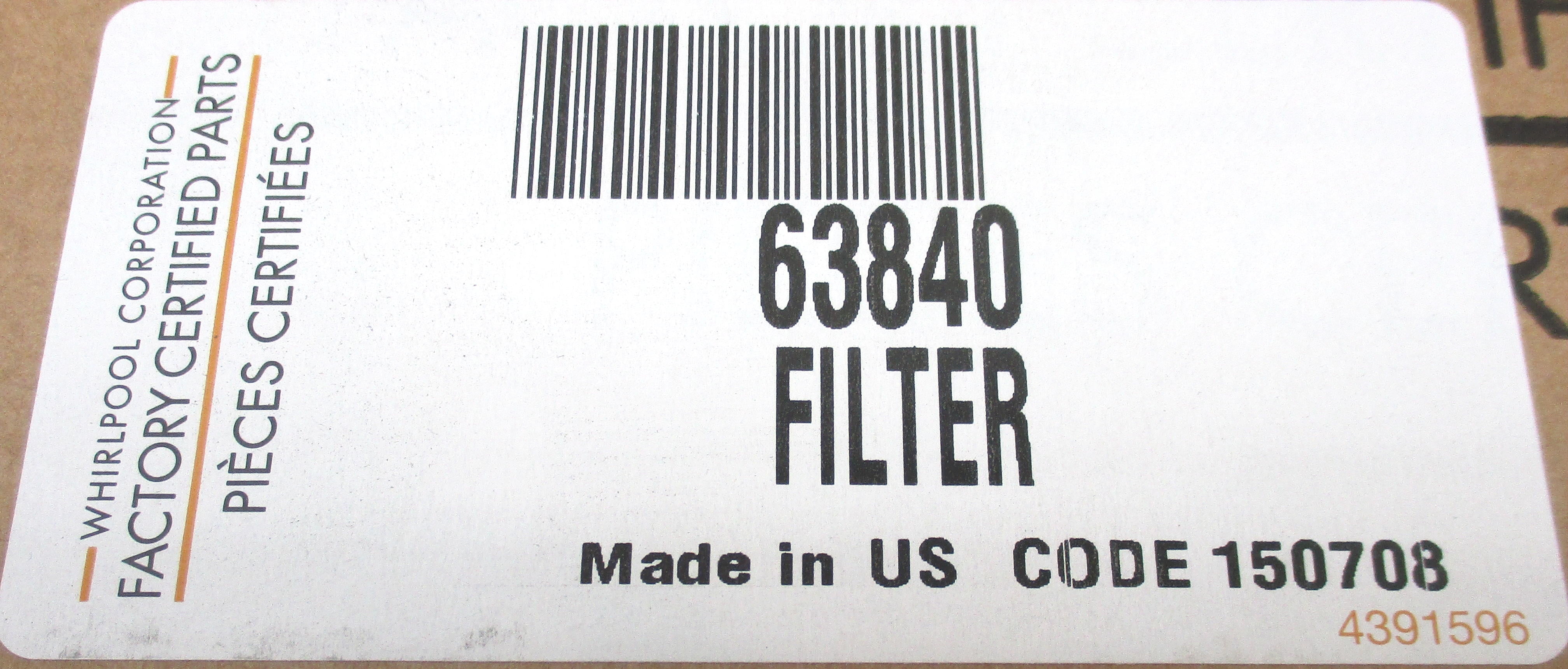WP63840 Whirlpool Washing Machine Agitator Lint Filter PS381242 AP2906471 *
