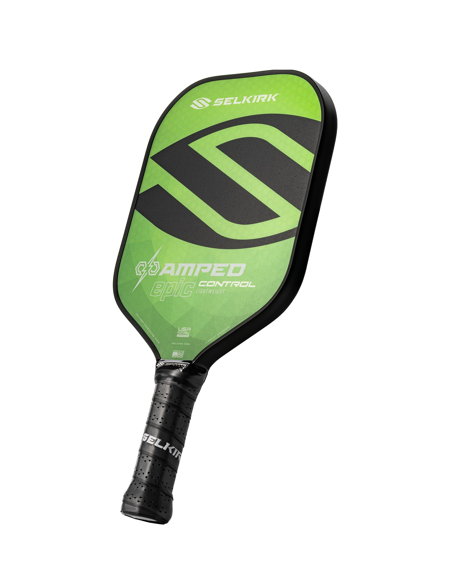 Selkirk Amped Control Epic Pickleball Paddle – Lightweight Composite Paddle for Spin & Control – USAPA Approved – for Beginner to Advanced Players, Indoor & Outdoor Use