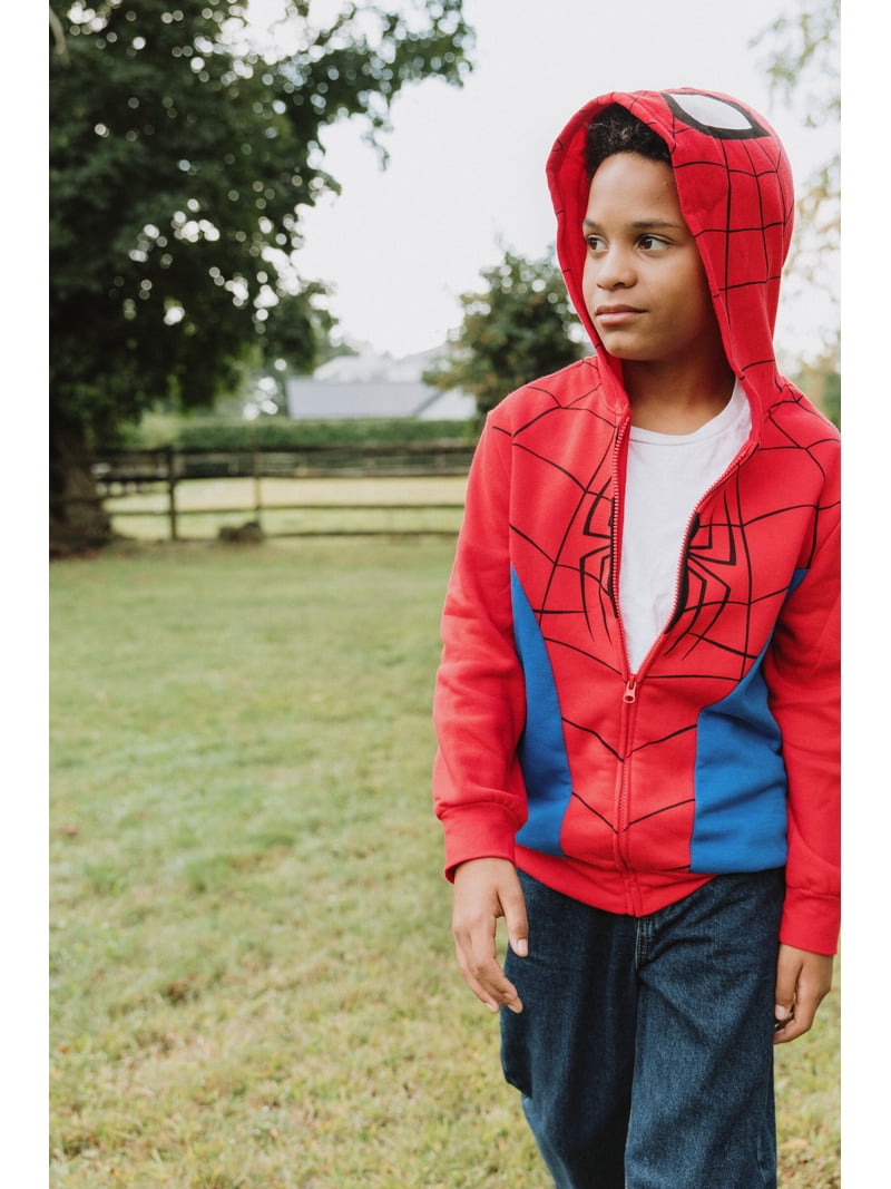 Marvel Avengers Spiderman Hoodie Sweatshirt: Superhero Character Marvel Avengers Spiderman Hoodie Sweatshirt: Superhero Character