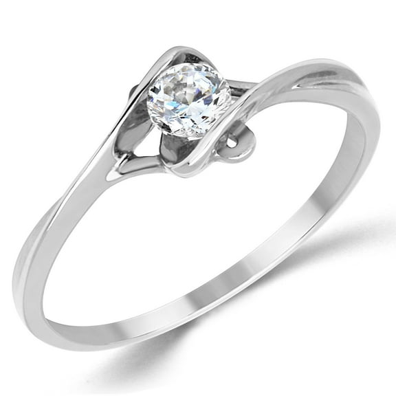Solitaire Engagement Ring Perfect Proposal Ring For Her 1.6 Ct Diamond 14K White Gold Over