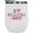 White, variant on I Love Skater Boy, Girly Art Merch Gift, White 12oz Wine Tumbler