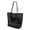 Black, variant on Beach Nylon Mesh Tote Bag, Casual Tote Bag Hobo Women Foldable MAX 23L Shoulder Bag For Beach Picnic Vacation