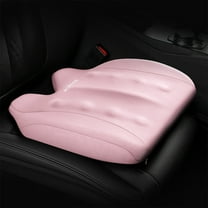 Ruroz Car Seat Cushion - Memory Foam Car Seat Pad - Sciatica & Lower Back Pain Relief - Car Seat Cushions for Driving - Road Trip Essentials for Drivers(Pink)