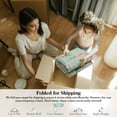 thumbnail image 6 of Lahome Decor 5'x7' Pink Floral Washable Rugs,5x7ft Rugs for Bedroom Girls Boho Area Rug,Vintage Rugs for Living Room Non Slip Low Pile Ultra-Thin Carpet for Farmhouse,Dining Room,Kids Playroom,Green, 6 of 10