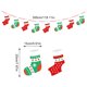 thumbnail image 3 of Billuyoard Banner navideño sostenible y duradero para decoración del hogar Banner navideño guirnalda feliz Kits de decoración para fiestas Bandera de calcetín navideño, 3 of 3